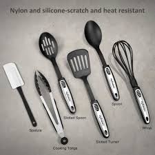USTENSILES DE CUISINE : ENSEMBLE SILICONE LOT DE 19
